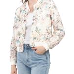 Women Crochet Bomber Jacket | Coats & Jackets