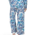 Women Linen Blend Cropped Wide Leg Pants | Pants