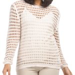 Women Made In Italy Crochet Sweater | Sweaters