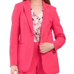 Women One Button Notch Collar Blazer | Coats & Jackets