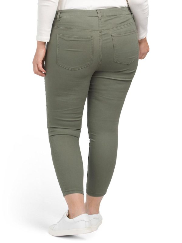 Women Plus Recycle Utility Pocket Ankle Jeans | Jeans